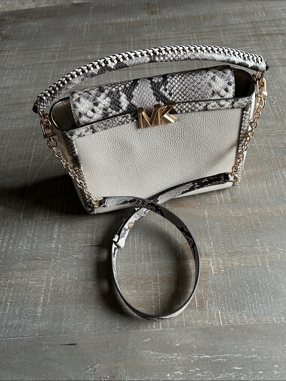 Michael Kors Karlie Leather Shoulder Bag
